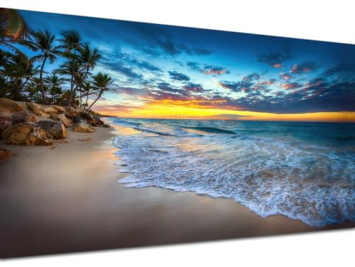Aapxi Malen Nach Zahlen Erwachsene Landschaft - Bastelset Erwachsene Gemälde Leinwand 40x80 cm Mit Farbe und Pinsel - Geschenke und Maldekorationen