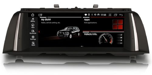 GONFEN 10,25 IPS 4GB+64GB Acht-Kern Android 13.0 Autoradio Für BMW 5er F10/F11 NBT 2013-2016 mit GPS Navigation Unterstützt Apple CarPlay Android AUTO WiFi USB Bluetooth Canbus Idrive System DAB+ DVR