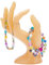 DELORIGIN Farbe Handschmuck Displayhalter, OK Dekohand Schmuckhalter, Handarmband Ring Organizer Schmuckständer Aufbewahrung Handschmuck Uhrenständer Für Armbänder Foto Requisiten, 8x7x16cm