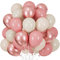 60 Stück Luftballons Beige Retro Rosa, Helium Luftballons Dusty Rosa Sand Weiß, Metallic Rosegold Latex Ballons, 12 Zoll Nude Aprikosen Partyballon Deko fur Boho Hochzeit Geburtstag Baby Shower