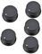 HEMOTON 5pcs Potentiometer Control Knob for Electric Guitars and Basses Rotary Knob Knurled Shaft for Volume and Tone
