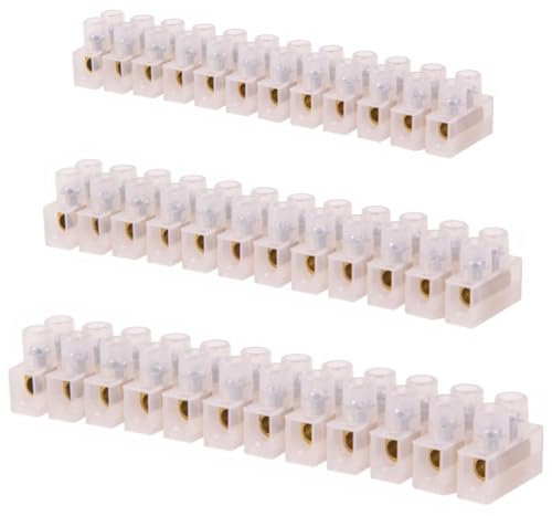 3 Stück Lüsterklemme, 5 Amp 15 Amp 30 Amp 12 Wege Klemme Block Elektrische Steckerstreifen