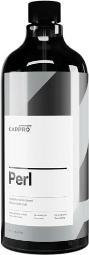 CarPro Perl Car Tyre Shine - Tyre Dressing, Car Wheel Cleaner Repels Dirt and Grime, Satin Black Shine, UV Protection, Tyre Shine Wet Look, Revives Black Tyre Finish - 1 Liter