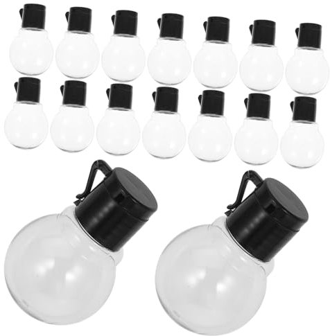 Milisten 20stücke Led Globe Lichtbulb Anhänger Für Weihnachtsdekoration Leere Kunststoff Glühbirnen Für Lichterketten Diy Ideen Für Garten Hochzeit Und Partys