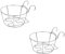 BESPORTBLE Balkon Blumenpot Rack Hängende Blumentopf Halterung Aus Edelstahl Robuster Blumenständer Für Balkon Und Garten Ideal Für Dekoration Und Aufbewahrung