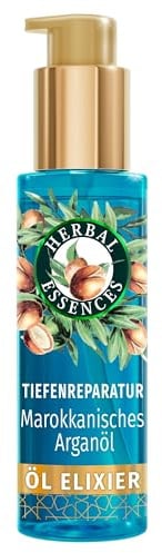 Herbal Essences Deep Repair Marokkanisches Arganöl Elixier 95m | für Glattes und Glänzendes Haar, Dringt Tief In das Haar Ein zu Stärken und zu Reparieren, Leichte und Vegane Formel