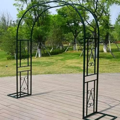 Nevthar Cenador de jardín de Acero,Enredaderas de glicinas,Enrejado de Arco,para Bodas y Eventos,Pérgola de Metal Enrejado,Soporte Resistente,Trepadoras Rosas Enredaderas,Bodas y Eventos