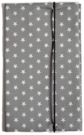 Windeltasche Wickeltasche Sterne grau weiß | Mädchen Jungen unisex | Geburtsgeschenk Mamageschenk Babyshower Adventskalender