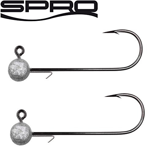 Spro Jighead HD 90 Special Jig - 2 Jighaken für Gummifische, Jigkopf für Gummiköder, Bleikopf für Gummishads, Jigs, Größe:7g / Gr. 12/0