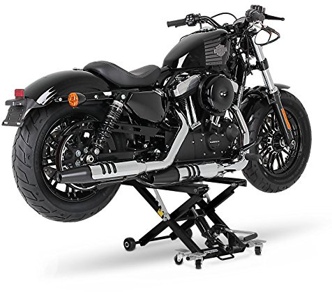 ConStands - Motorrad Hebebühne für Triumph Bonneville Bobber/Black/Speedmaster, America Hydraulisch XL 500kg Schwarz