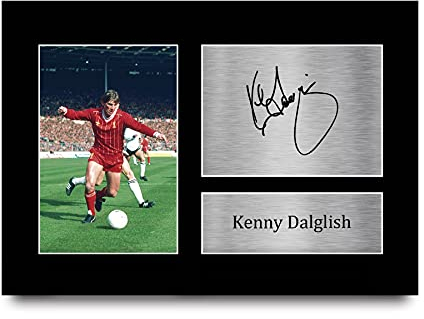 HWC Trading Kenny Dalglish A4 Ungerahmt Signiert Gedruckt Autogramme Bild Druck-Fotoanzeige Geschenk Für Liverpool Fußball Fans
