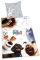 Herding PETS 2 Bettwäsche-Set, Wendemotiv, Bettbezug 135 x 200cm, Kopfkissenbezug 80 x 80cm, Baumwolle/Renforcé