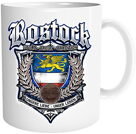 Uglyshirt89 Für Immer Rostock Tasse | Kaffeetasse Teetasse Geschenk Sport Fussball Stadt Fan