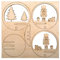 Rayher Holz Steckteil Nussknacker, FSC Mix Credit, 7,5cm ø, natur, 5-tlg, SB-Btl 1 Set, Normal, 63058505