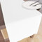 Encasa XO Table Runner Größe 32x230 cm | Baumwoll -Leinwand Stoff | White Solid Color | Waschbarer und dauerhaft