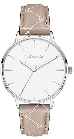 Tamaris Damen Analog Quarz Uhr mit Leder Armband TT-0020-LQ