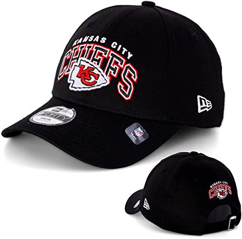 New Era Kids Caps - Kinder Kappe - Kinder Mütze - Baseball Caps - MLB - NFL - NBA - Bulls - Yankees - Seahawks - Patriots - Chiefs (Kansas City Chiefs Black, 52-54)