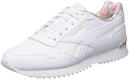 Reebok Femme REEBOK ROYAL GLIDE RIPPLE CLIP Basket, Ftwr Gx5999 Porcelaine Blanche Sauge Claire Rose, 35.5 EU