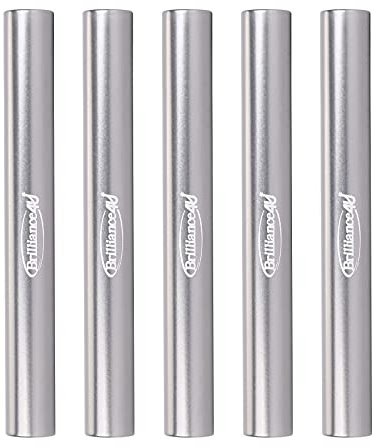 BRILLIANCE4U Zeltstangen-Reparaturhülse, Zeltstangenschiene, Ersatzrohr, Innendurchmesser 10,4 mm, 5 Stück