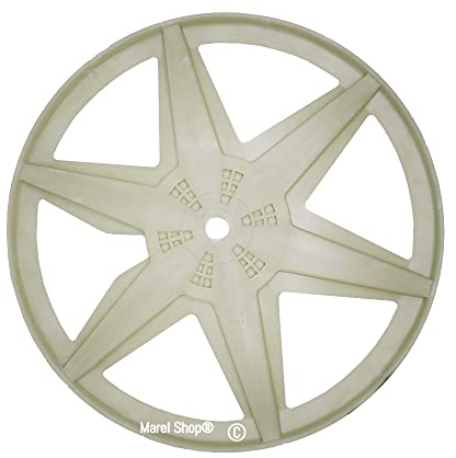 Marel Shop® - Ruota Disco Puleggia per Cesto Lavatrice compatibile con Candy Hoover Zerowatt per Modelli: GC1382D1S - GC1382D2W - GC1482D184 - GC1482D1S - GC1482D3