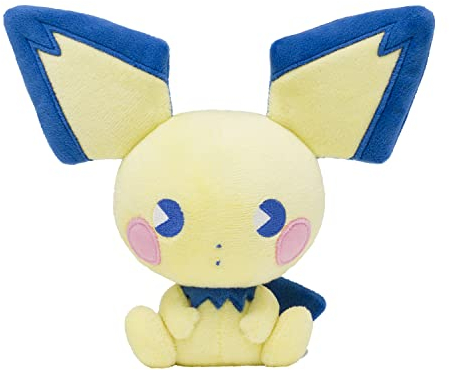 Pokemon Center Original Plush Psycho Soda, Refreshing Pichu