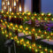 YUNYODA Solare Ghirlanda Luminosa di Edera Esterno, 8M 80 LED Solari Luci a Corda Piante Artificiali, Impermeabile Luci Stringa Solari di Edera per Matrimoni Terrazze Giardini Decorazione da Parete