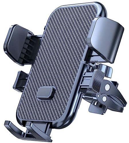 Giftorld Soporte para teléfono de ventilación de coche mejorado, soporte para teléfono de coche, compatible con todas las series de iPhone y otros teléfonos celulares de 4 a 7 pulgadas