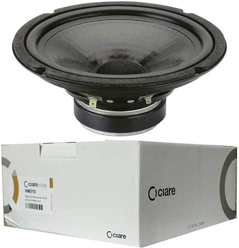 1 WOOFER CIARE HW210 da 20 cm 200 mm 8 di diametro da 75 watt rms e 150 watt max impedenza 8 ohm per casa home party sospensione in gomma, 1 pezzo