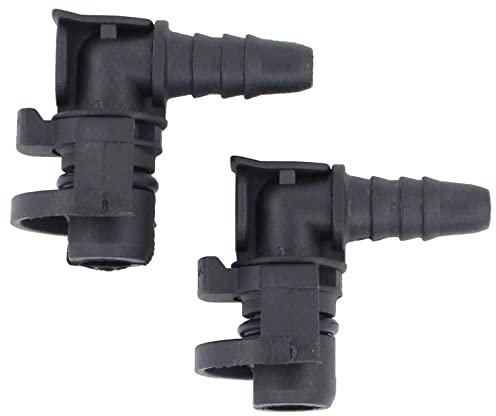 HouYeen 2Pcs Coolant Tank to Water Outlet Degassing Connector Hose for Vauxhall Mokka 1.4 Turbo Petrol