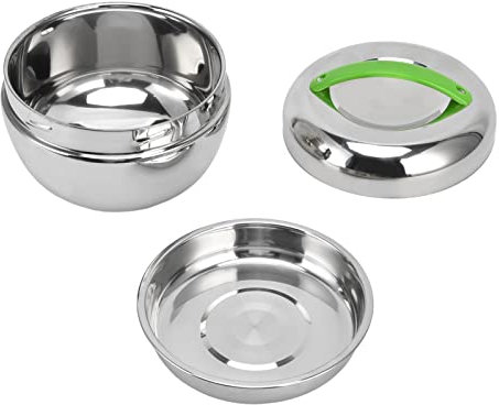 Contenitore Per Il Pranzo Isolato in Acciaio Inossidabile Bento Box Portatile Isolato Contenitore Per Alimenti Termico a Doppia Parete con Scomparto E Coperchio 1,3 L/44 Once