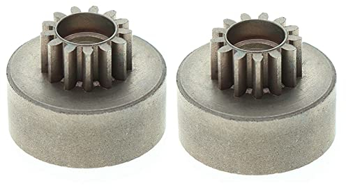 FUNYEE 2X RC Auto Teil 13T Kupplung Glocke Ritzel Zahnrad Metall für 1:8 RC Auto Axial Redcat Hi Speed