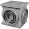 MCH Siphon de cour - Classe A15-1,5T -B125,12,5T - 250 x 250 x 250 mm (gris avec grille en plastique)