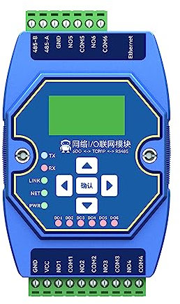 EBYTE 6DO RS485 RJ45 Etherent Analoge und digitale Erfassungssteuerung ME31-XXAX0060 ModBus TCP RTU I/O Netzwerkmodul