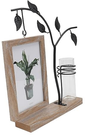 Warmhm Fotorahmen Doppel-seite Glas Rahmen Hydrokultur Pflanze Fotohalter Haushaltsschmuck