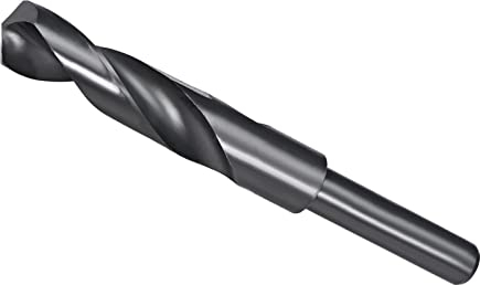 CoCud Reduzierter Schaft Bohrer 18mm Schneid Kante 1/2 Schaft Nitrid Beschichtet Schnellarbeitsstahl 6542 Spiralbohrer - (Anwendung: für Edelstahl Stahl Metall Holz)