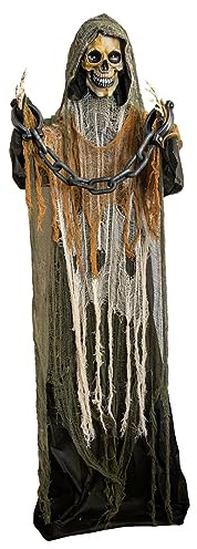 Horror-Shop.com Figura De Pie De La Parca con Movimiento, Luz Y Sonido 170cm