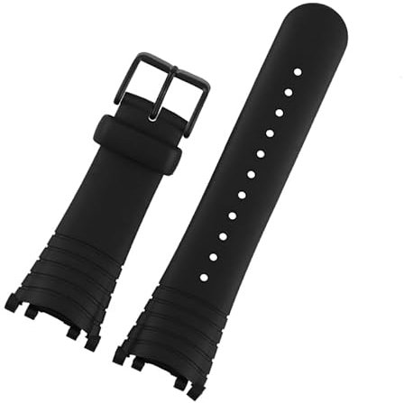 ZERAPH Schwarzes Kautschukarmband für SUUNTO Vector Vector Dornschließe Herrenuhrenarmband Uhrenzubehör