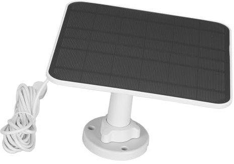 Panneau Solaire pour Caméra de sécurité, Panneau Solaire 12 W pour Projecteur Pro 3 Pro 4 5S Ultra Ultra 2 Go 2, étanche IP65, Charge Efficace pour une Alimentation Stable,