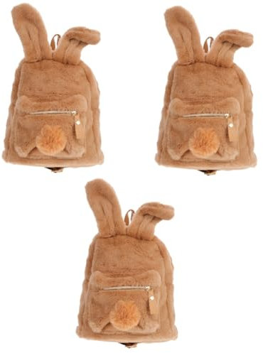 PACKOVE 3 Stücke Verstellbarer Schultergurt Mehrzweck-plüsch-Rucksack Mädchenmode Schultasche