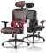 EUREKA ERGONOMIC Gaming Stuhl, Ergonomischer Bürostuhl mit Verstellbarer Lordosenstütze und Kopfstütze, PC Stuhl mit Atmungsaktive Elastische Sitzkissen, 136 KG, Schwarz&Rot