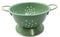 Colander, 21cm Diameter x 11.5cm Height, Enamel Coated, Stainless Steel (Pastel Green)