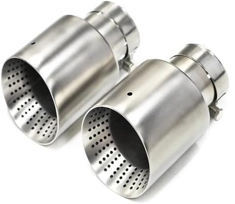 QMTVFSRH Auto Auspuff Endrohr Für VW GTI MK7 Für G&olf 7 Auto Endrohre Auto Auspuffblende System Rohr Universal Auspuffblende(ID63MMOD101MM)
