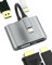 Adaptateur USB C vers HDMI VGA Multiport (4 en 1) pour Apple iPhone 16 15 Type C Port Hub USB OTG 3.0 Type C Charge câble pour iPad AV Moniteur Convertisseur compatible pour Samsung MacBook Tablet
