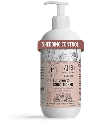 Tauro ProLine Pure Nature Fellwachstum Hunde und Katzen für Fellwachstum und Dichte Grooming Haustier Conditioner mit ätherischen Ölen für sanfte natürliche Fellpflege