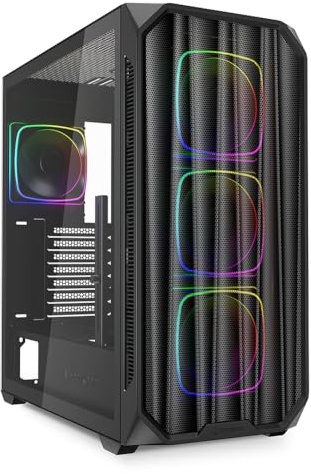 Sharkoon AK5M RGB Black, ATX PC Case