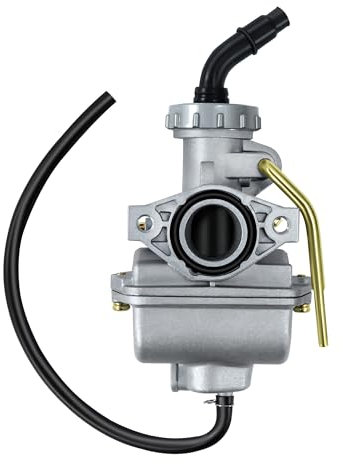 Tunejoy Carburateur PZ20 20mm Carburateur avec Valve Manuelle pour Moteur de Poche 4 Temps 50cc 70cc 90cc 110cc 125cc Mini Quad ATV Dirt Bike Pit Bike