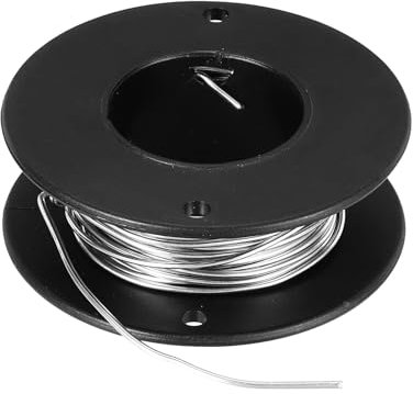 sourcing map 2pcs 18 Gauge Nichrome 80 Cr20Ni80 Heating Resistance Wire 13ft High Temperature for Electronic Components Repairing,Black