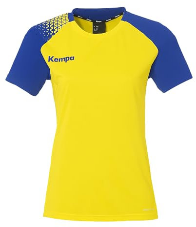 Kempa Damen Ambition 28 Shirt Trikot, Limonengelb/Royal, M EU