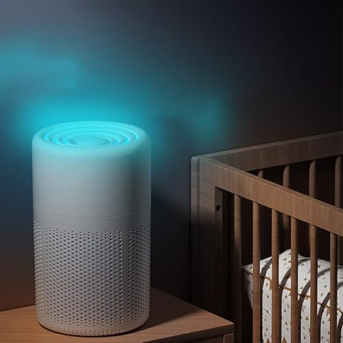 Air Purifier For Home Bedroom, Quiet Sleep Mode, Compatibie With Aromatherapy Tablets, Deodorize Smell Air Cleaner Purification(Purifier)