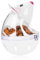 Slow Feeding Mice Shaped Cat Food Ball, Interactive Pet Toy For Cats, Food Dispenser